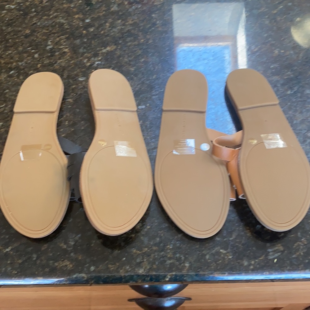 Lucky Brand pair of leather strappy sandals NWOB - Picture 6 of 12
